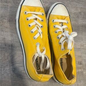 Converse Yellow Canvas Sneakers